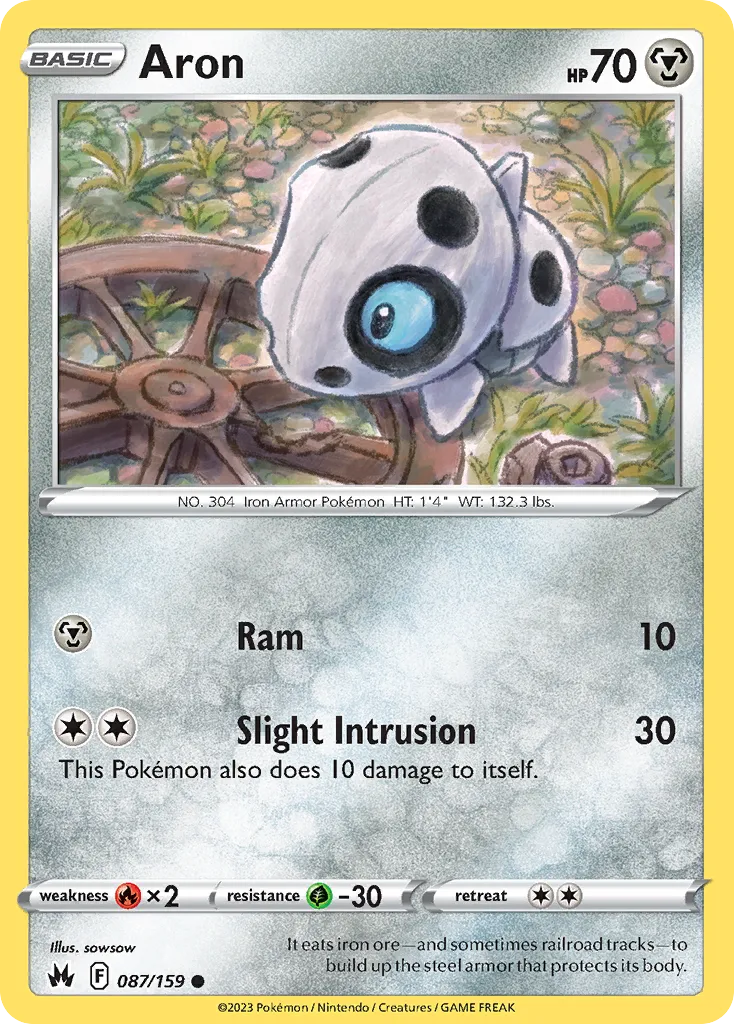 Aron #87, Crown Zenith Reverse Foil