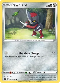 Pawniard #91, Reverse Foil