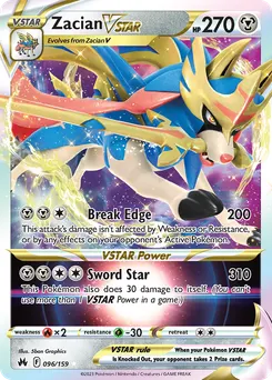 Zacian VSTAR #96, Standard