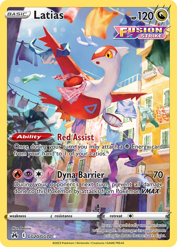 Latias #GG20, Crown Zenith Galarian Gallery