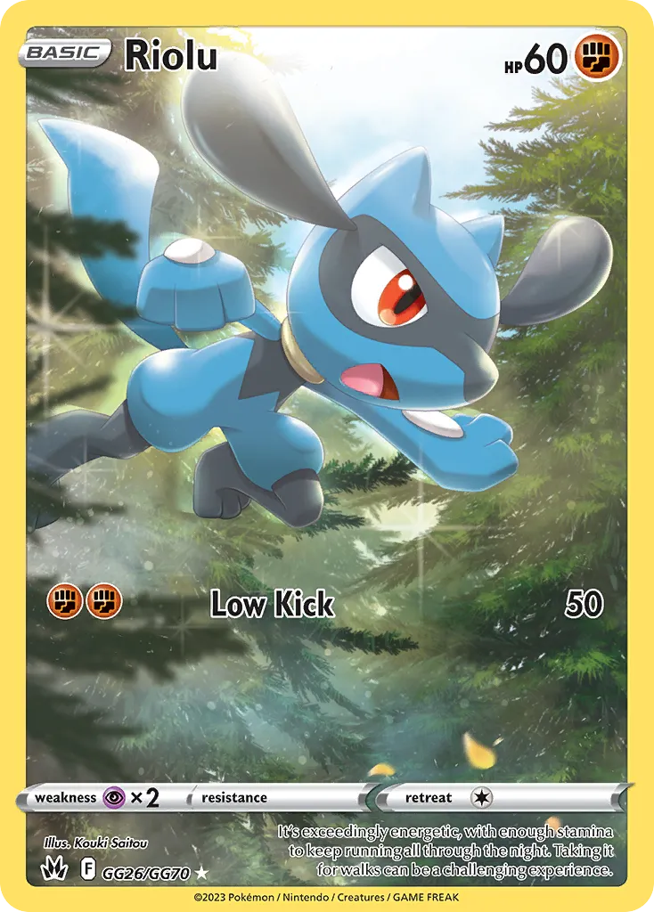 Riolu #GG26, Crown Zenith Galarian Gallery