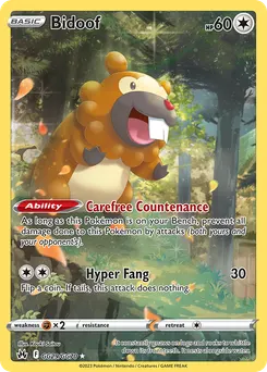 Bidoof #GG29, Standard