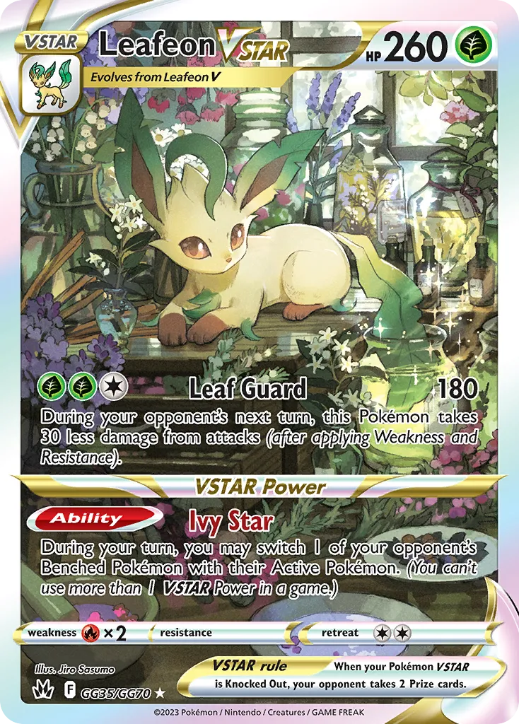 Leafeon VSTAR #GG35, Crown Zenith Galarian Gallery