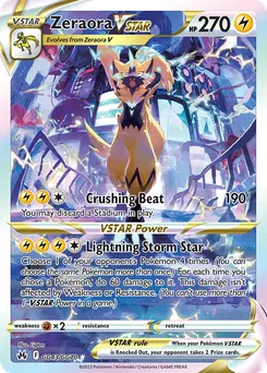 Zeraora VSTAR #GG43, Standard