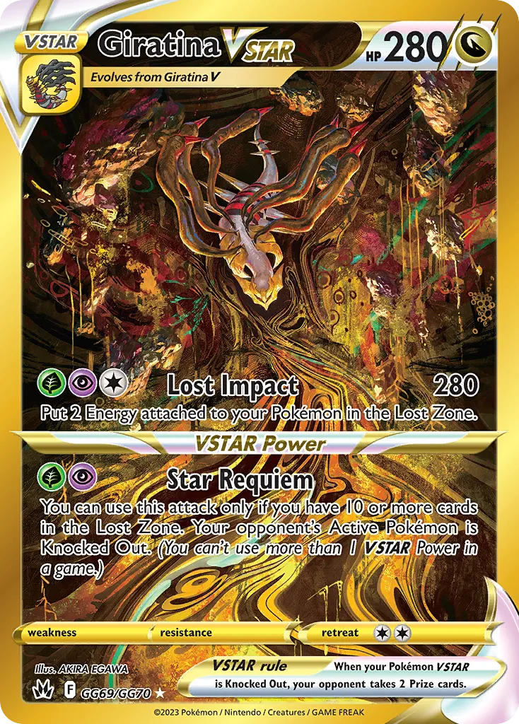 Giratina VSTAR #GG69, Crown Zenith Galarian Gallery Secret