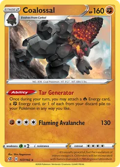 Coalossal #107, Standard