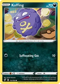 Koffing #112, Standard