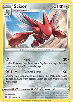 Scizor #128, Rebel Clash
