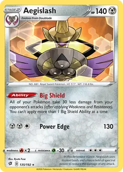 Aegislash #135, Rebel Clash