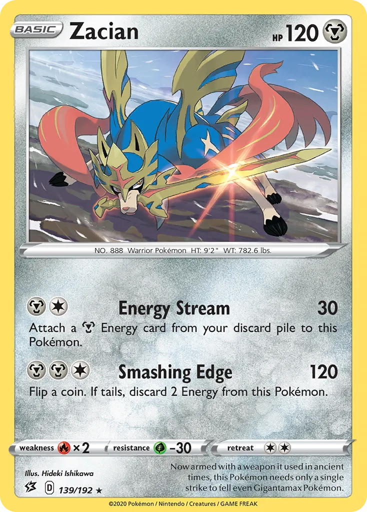 Zacian #139, Rebel Clash