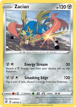 Zacian #139, Cracked Ice