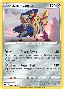 Zamazenta #140, Cracked Ice