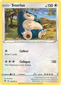 Snorlax #141, 2021 Snorlax Knockout Tin