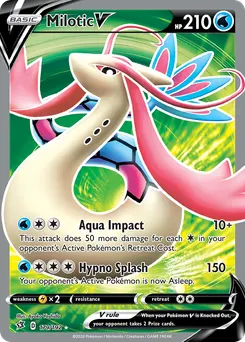 Milotic V #179, Standard