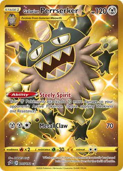 Galarian Perrserker #205, Secret