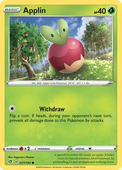 Applin #21, Reverse Foil