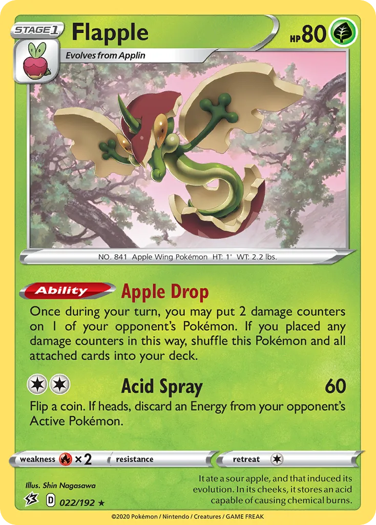 Flapple #22, Rebel Clash Reverse Foil