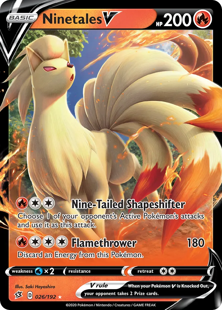 Ninetales V #26, Rebel Clash