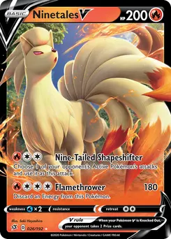 Ninetales V #26, Standard