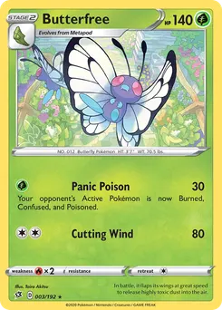 Butterfree #3, Reverse Foil