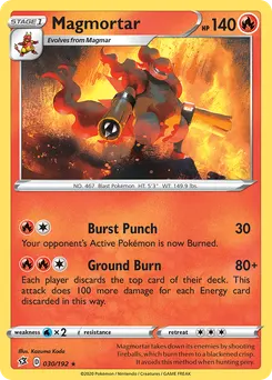 Magmortar #30, Reverse Foil