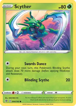 Scyther #4, Reverse Foil