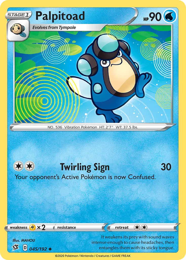 Palpitoad #45, Rebel Clash Reverse Foil