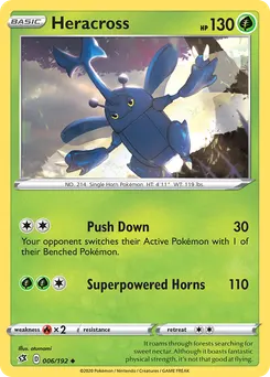 Heracross #6, Reverse Foil