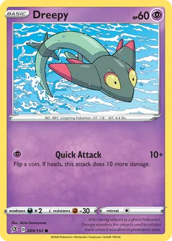 Dreepy #89, Reverse Foil