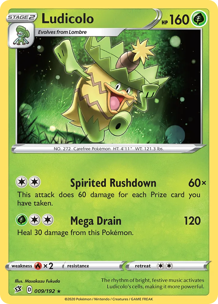 Ludicolo #9, Rebel Clash Reverse Foil