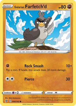 Galarian Farfetch'd #94, Reverse Foil