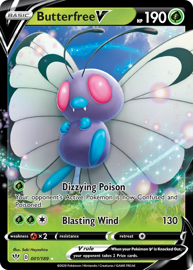 Butterfree V #1, Darkness Ablaze