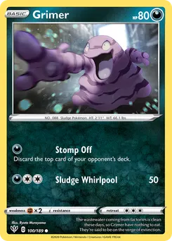 Grimer #100, Darkness Ablaze