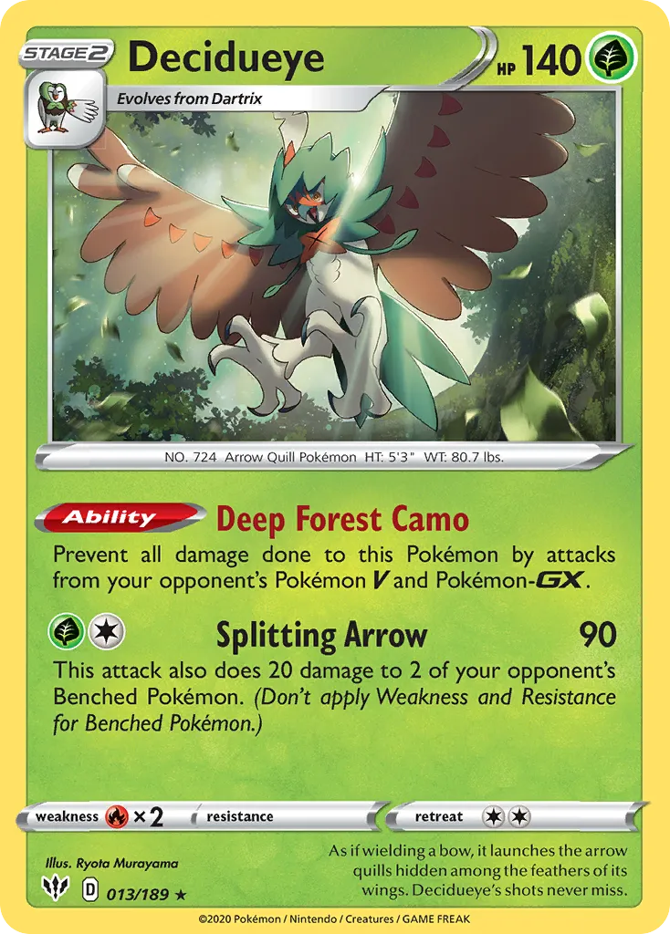 Decidueye #13, Darkness Ablaze