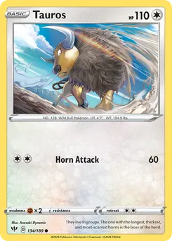 Tauros #134, Reverse Foil