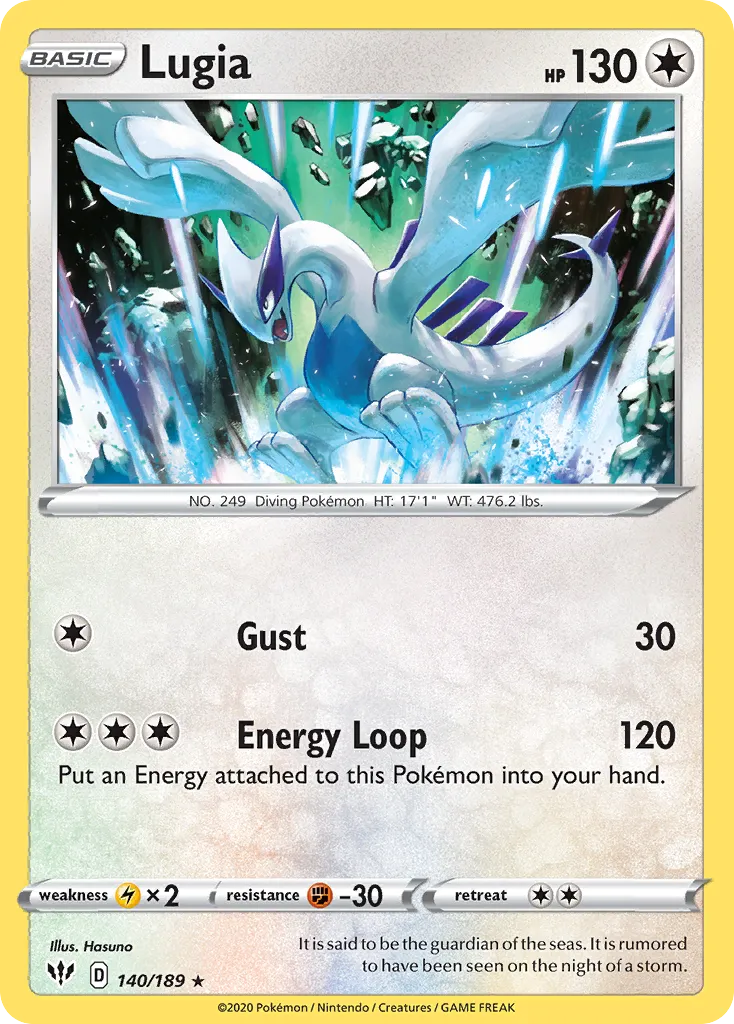 Lugia #140, Darkness Ablaze