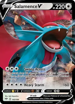 Salamence V #143, Standard