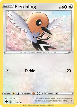 Fletchling #151, Darkness Ablaze