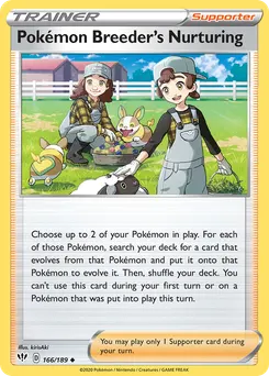 Pokémon Breeder's Nurturing #166, Darkness Ablaze