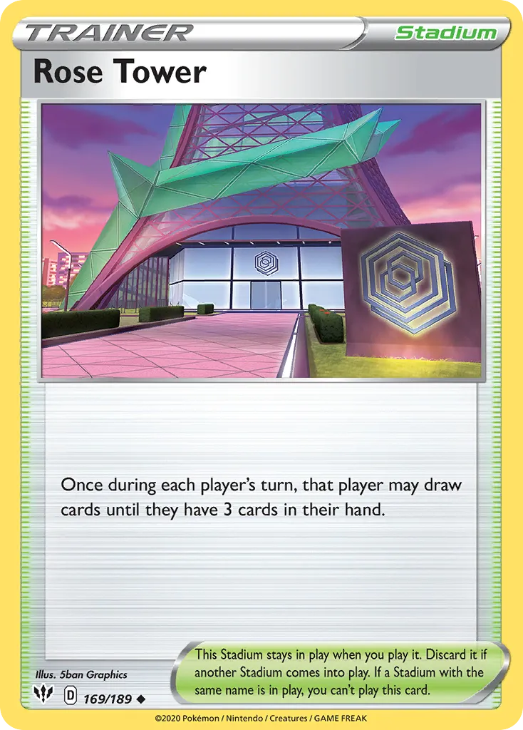 Rose Tower #169, Darkness Ablaze Reverse Foil