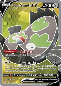 Galarian Stunfisk V #184, Standard