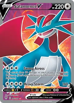 Salamence V #185, Standard