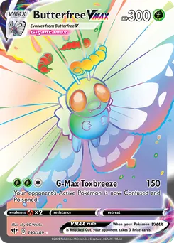 Butterfree VMAX #190, Secret