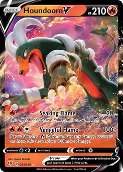Houndoom V #21, Standard