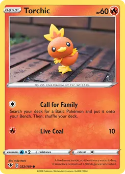 Torchic #22, Reverse Foil