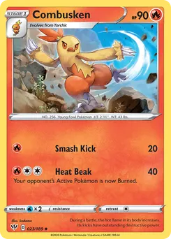 Combusken #23, Reverse Foil