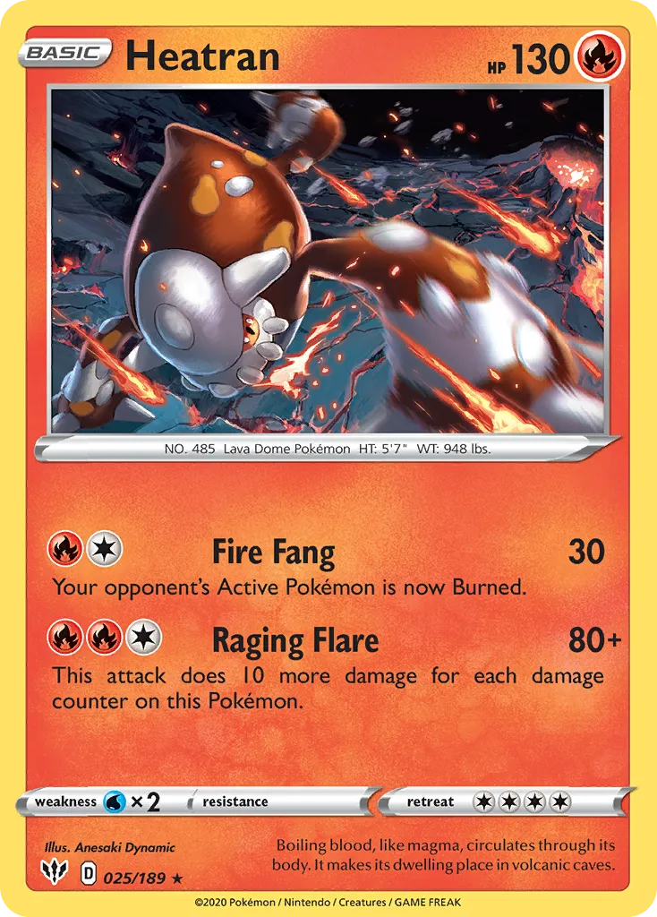 Heatran #25, Darkness Ablaze