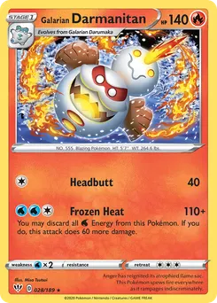 Galarian Darmanitan #28, Standard