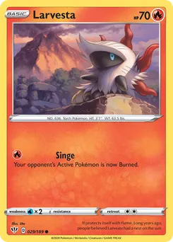 Larvesta #29, Darkness Ablaze
