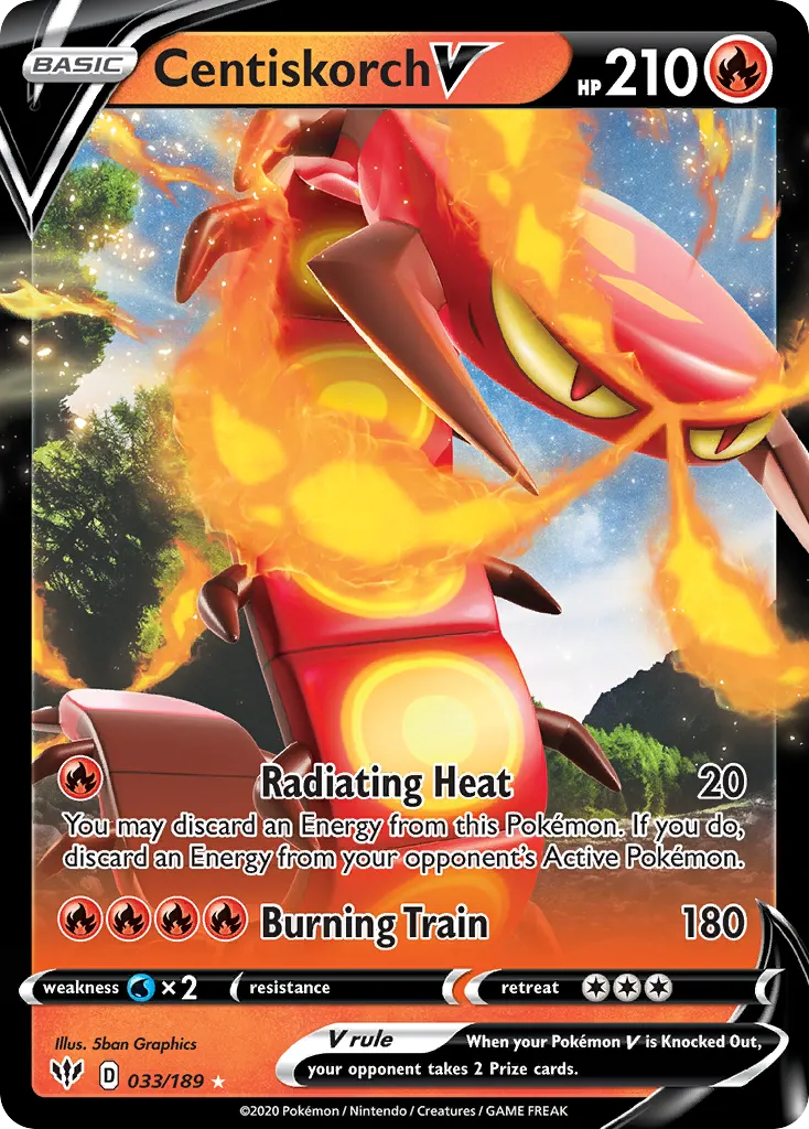 Centiskorch V #33, Darkness Ablaze